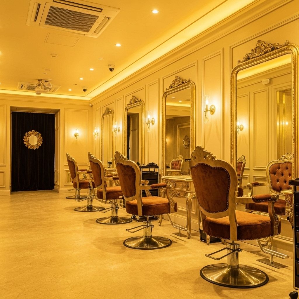 Luxury parlour ambiance